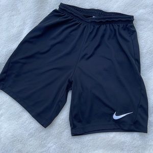 Nike dri fit slim shorts, embroidered